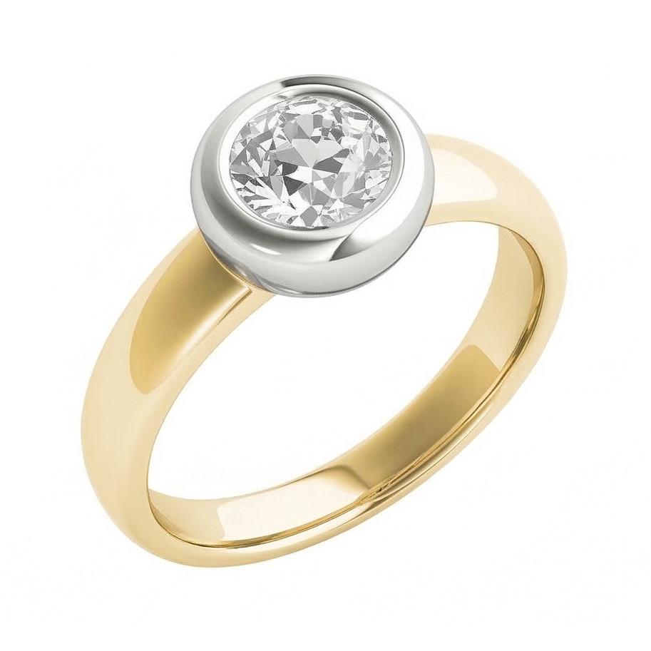 natural round diamond 1.50ct watch close up detail