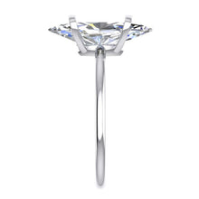 Two Bar Prong Marquise Ring Unique Style