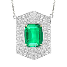 Brilliant Stone Pendant Necklace 3 ct – main view