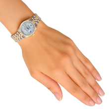 Two Tone Jubilee Rolex Datejust Lady Watch Natural Earth Mined Diamond Dial Fluted Bezel P1