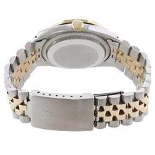 Two Tone Jubilee Watch Bezel Natural Earth Mined Diamond Dial Rolex Datejust QUICK SET