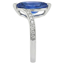 Unique Sapphire Marquise Natural Earth Mined DIAMOND ( NOT LAB GROWN ) Ring