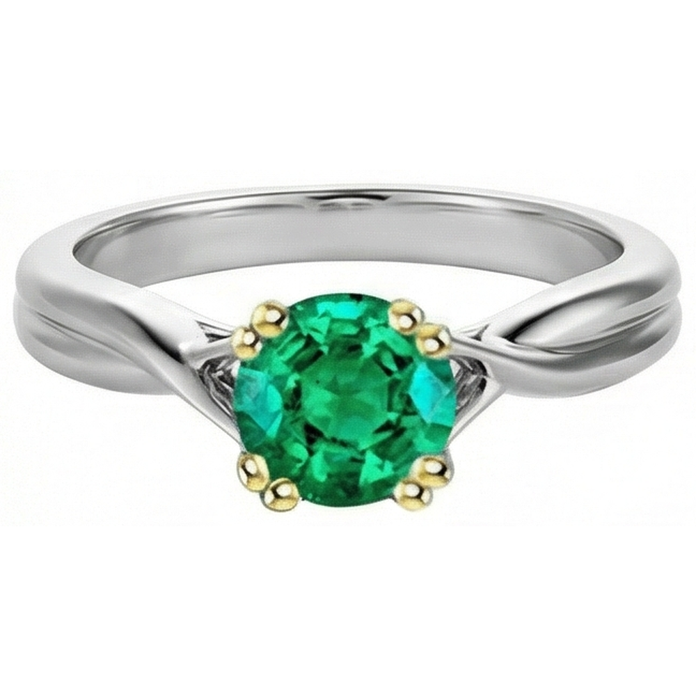 Radiant Gemstone Ring 2 ct – side view