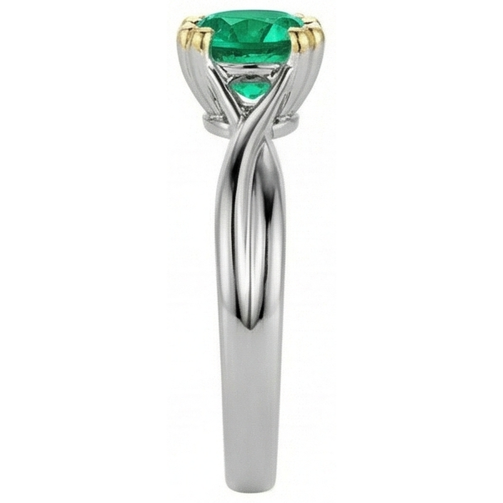 Radiant Gemstone Ring 2 ct – angle view