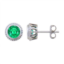 Genuine Fine Emerald Gemstone Earring – main view