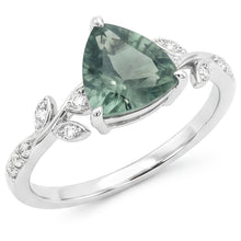 VVS Green Prasiolite Gemstone Ring 2.0 ct – 14 Karat White Gold