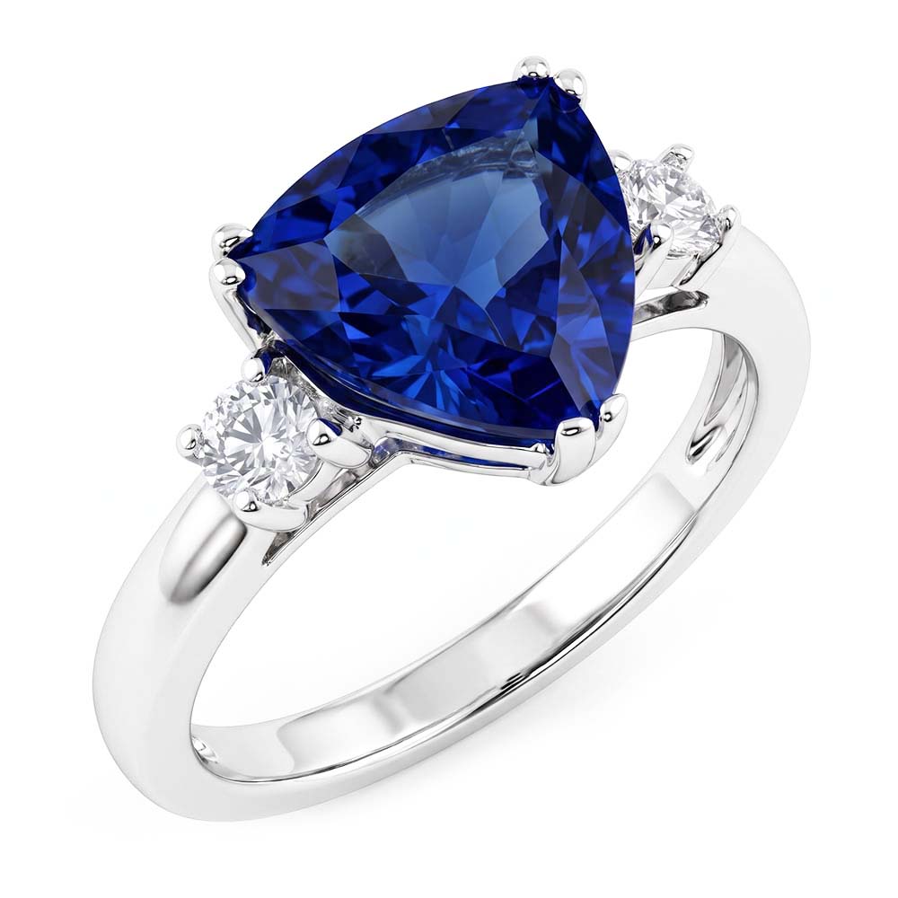 Velvety Blue Sapphire Ring Women's Jewellery