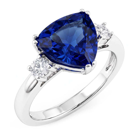 Velvety Blue Sapphire Ring Women's Jewellery
