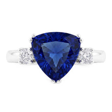 Velvety Blue Sapphire Ring Women's Jewellery