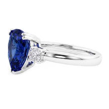 Velvety Blue Sapphire Ring Women's Jewellery