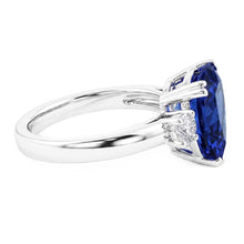 Velvety Blue Sapphire Ring Women's Jewellery