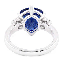 Velvety Blue Sapphire Ring Women's Jewellery