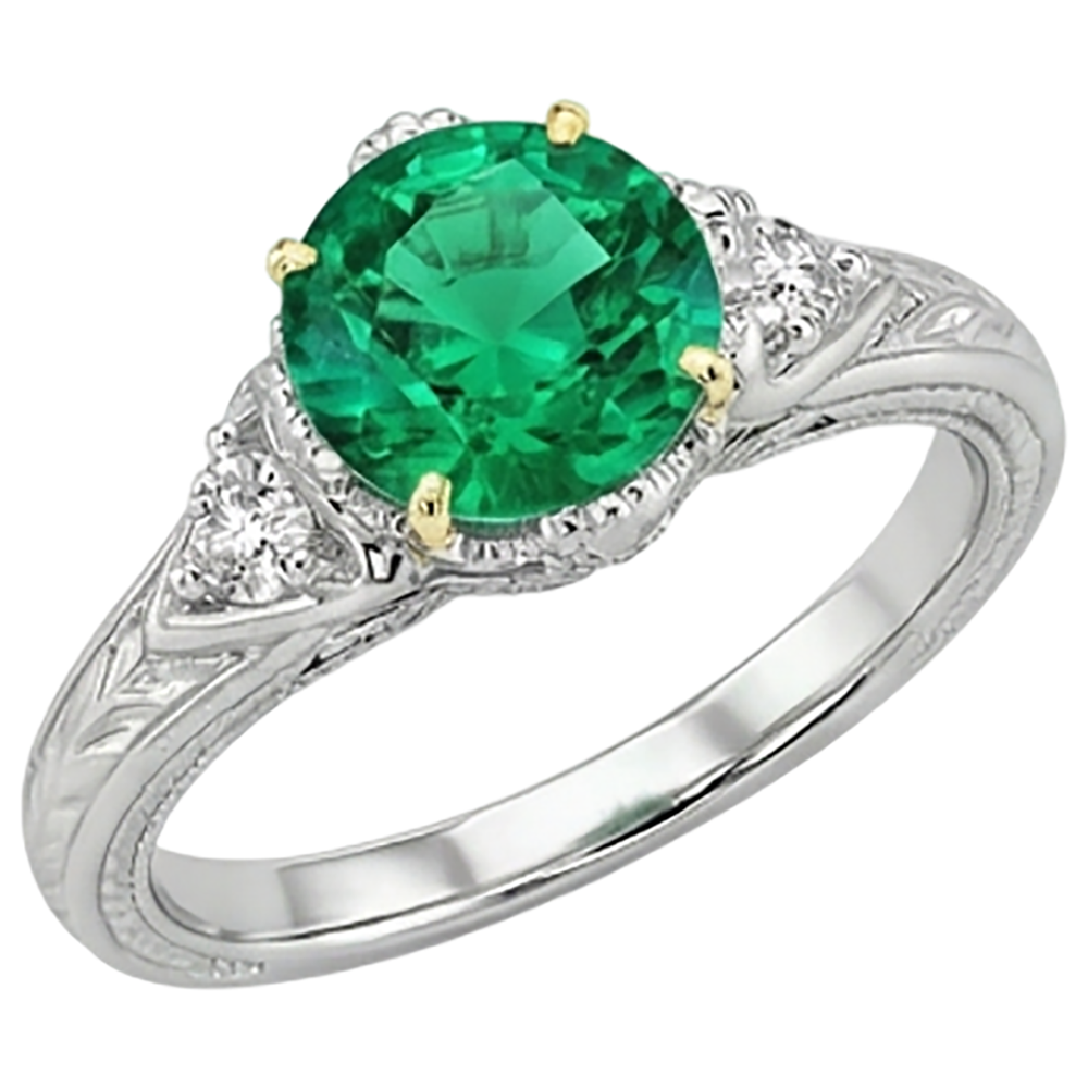 Radiant Gemstone Ring 2.50 ct – angle view