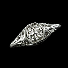 Vintage Style Solitaire Round Old European Natural Diamond Ring 1.25 Carats