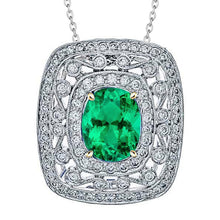 Handmade Stone Pendant Necklace 3.50 ct – main view