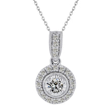 Real Fine Diamond Pendant Necklace – main view