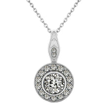 Earth-Mined Fine Diamond Halo 2 ct 14K White Gold – main view