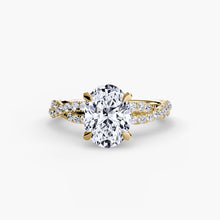 Precious Stone Setting -ct Gold – profile view