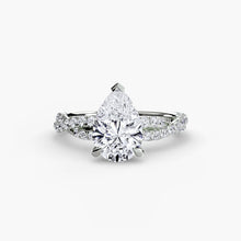 Earth-Mined Precious Stone Setting – top view