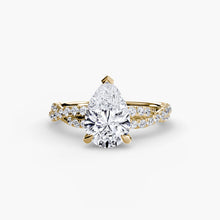 Earth-Mined Precious Stone Setting – top view