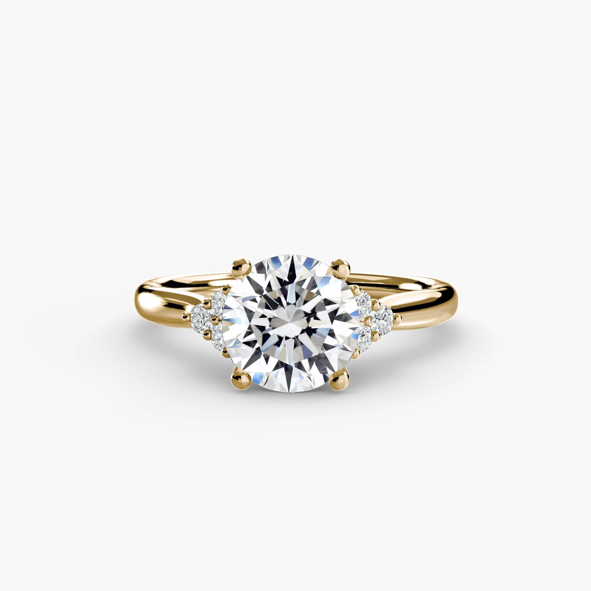 Real Gemstone Setting – side view