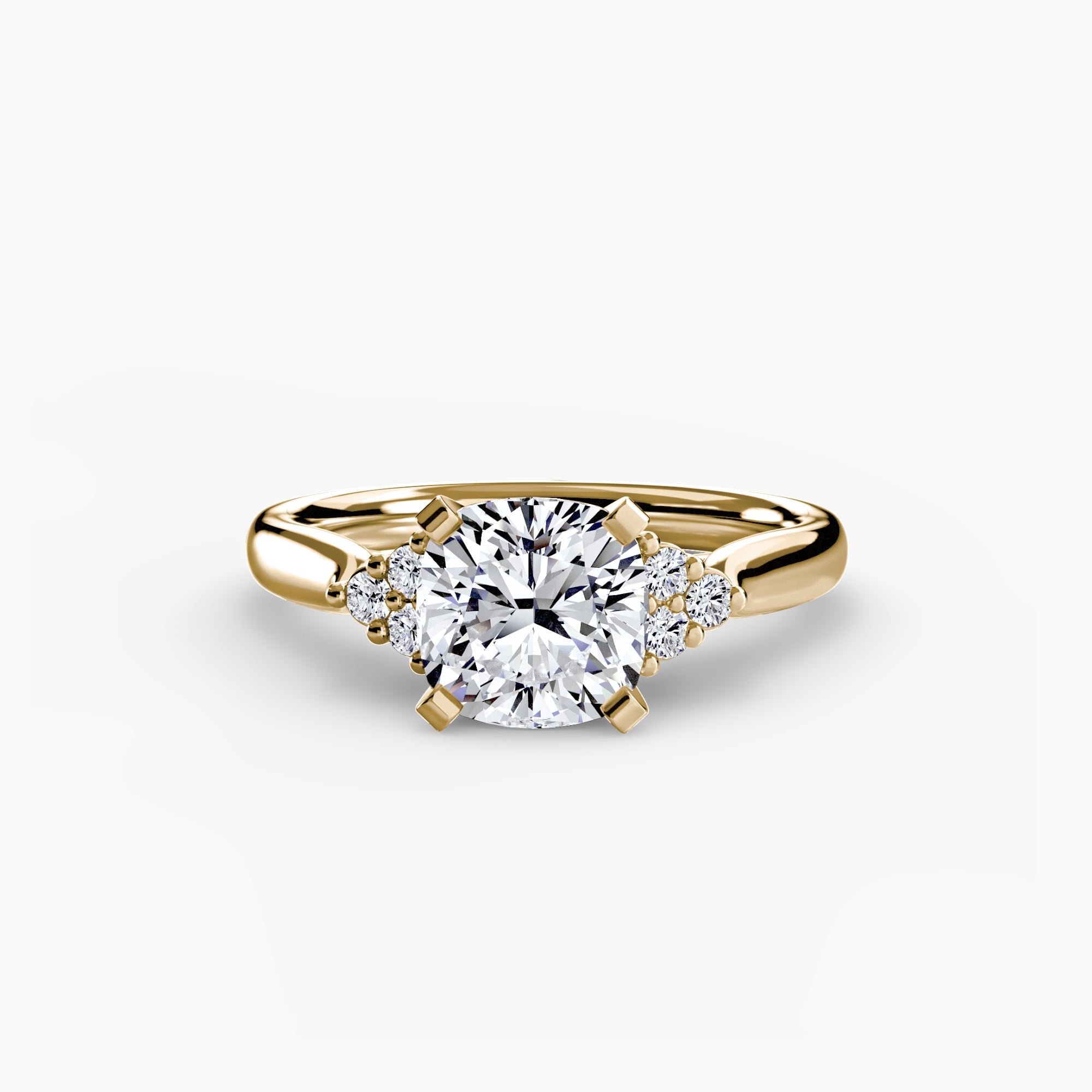 Genuine Gemstone Setting – angle view