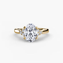 Radiant Gemstone Setting ct – profile view