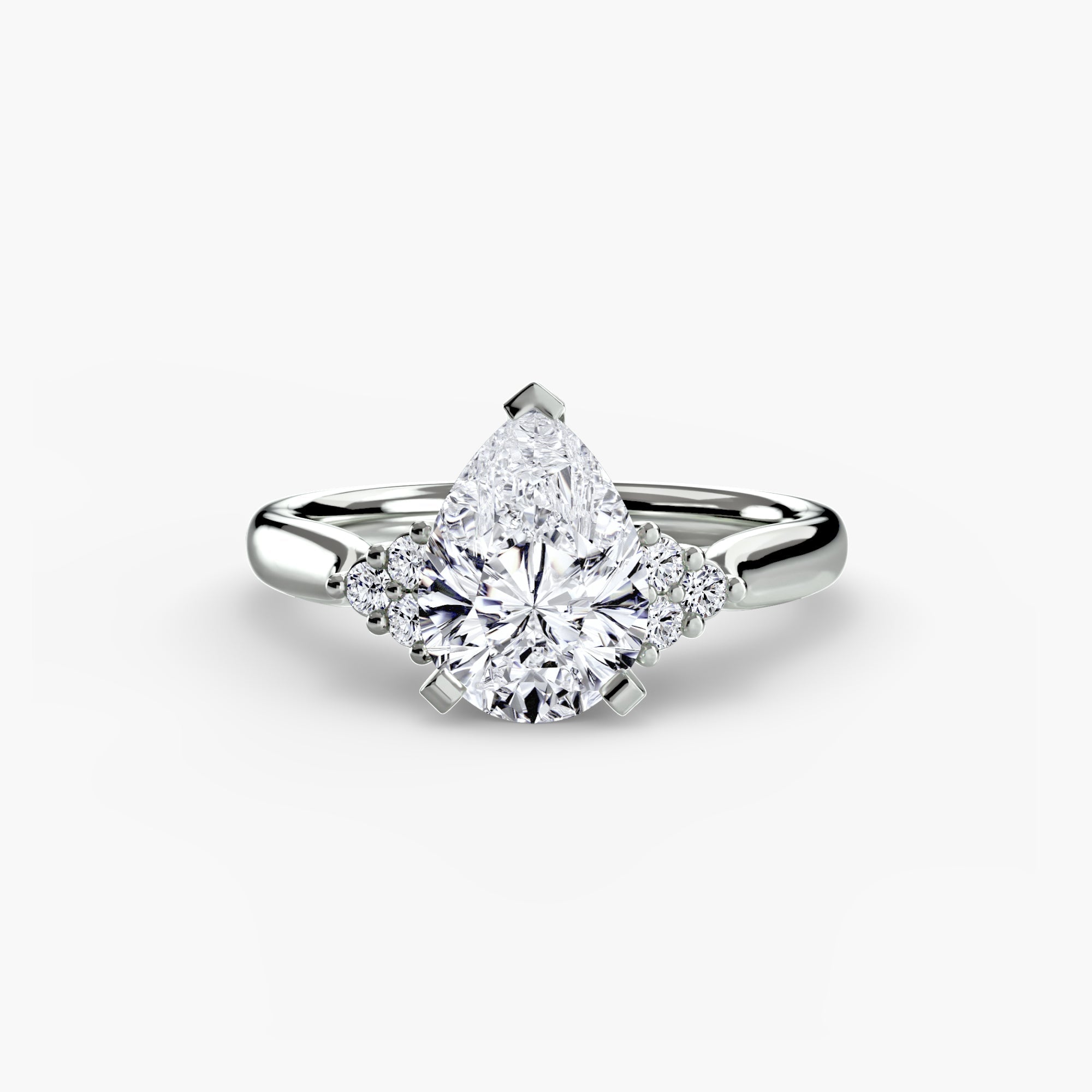 Genuine Gemstone Setting ct Gold – top view