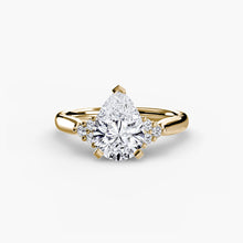 Setting Gold with Gemstone – top view