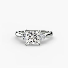 Radiant Gemstone Setting ct – side view