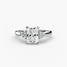 Radiant Gemstone Setting ct – alternate view