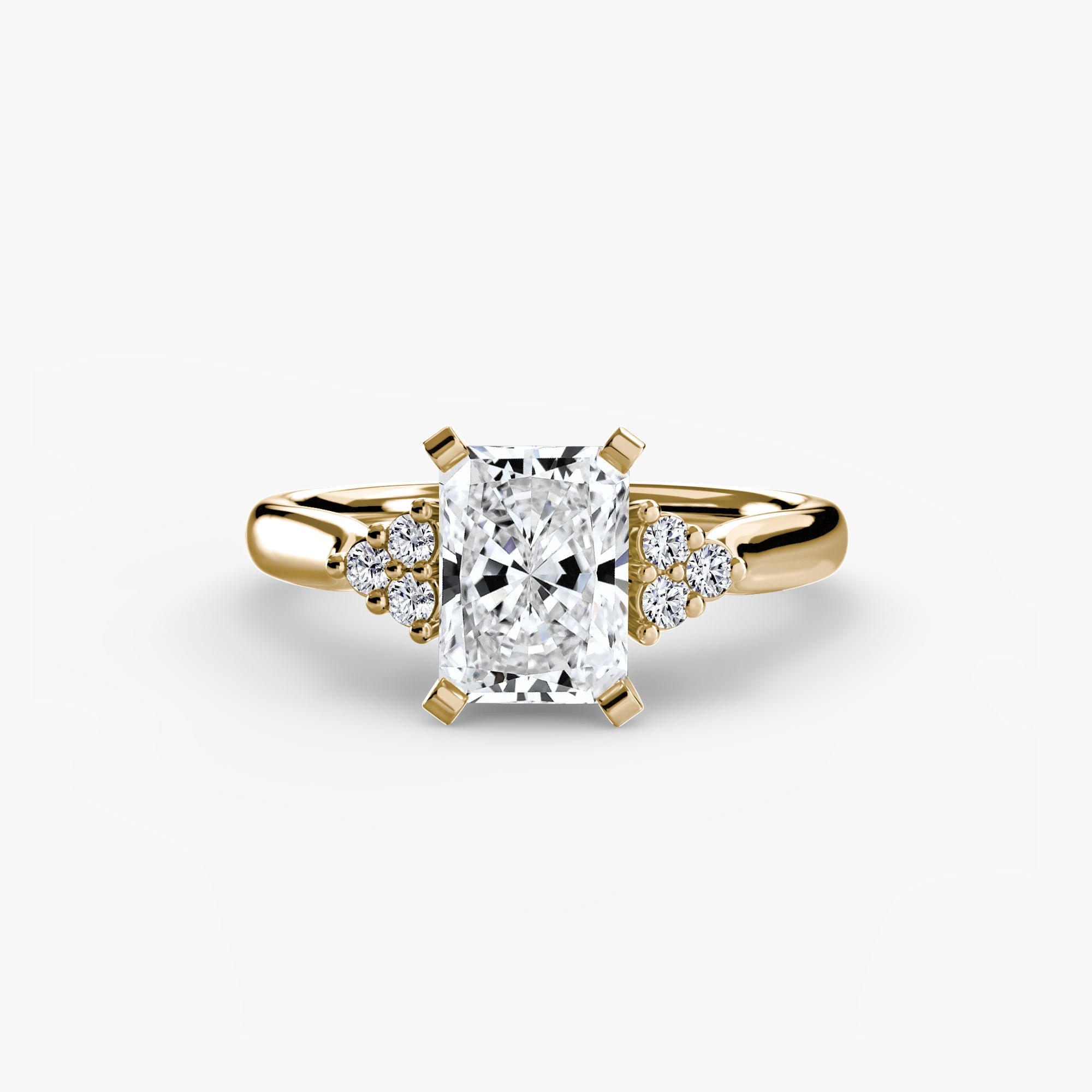 Setting Gold with Gemstone – alternate view