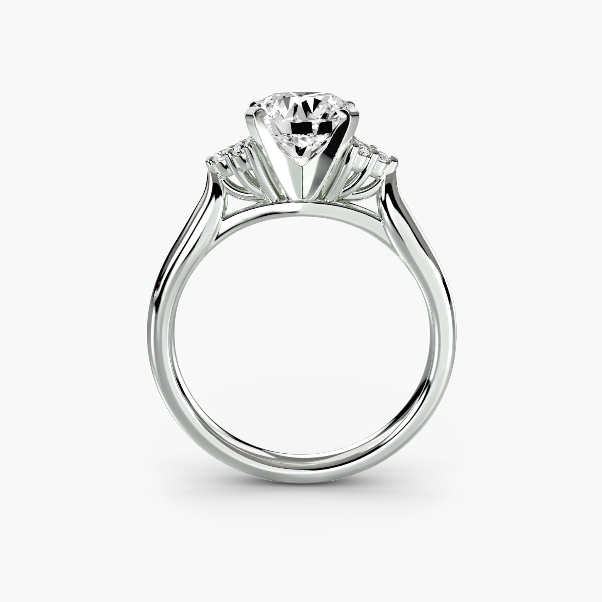 Genuine Gemstone Setting ct Gold – front view