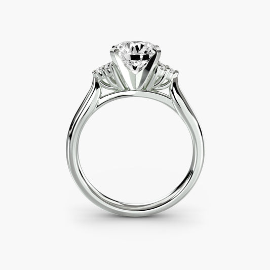 Genuine Gemstone Setting ct Gold – front view