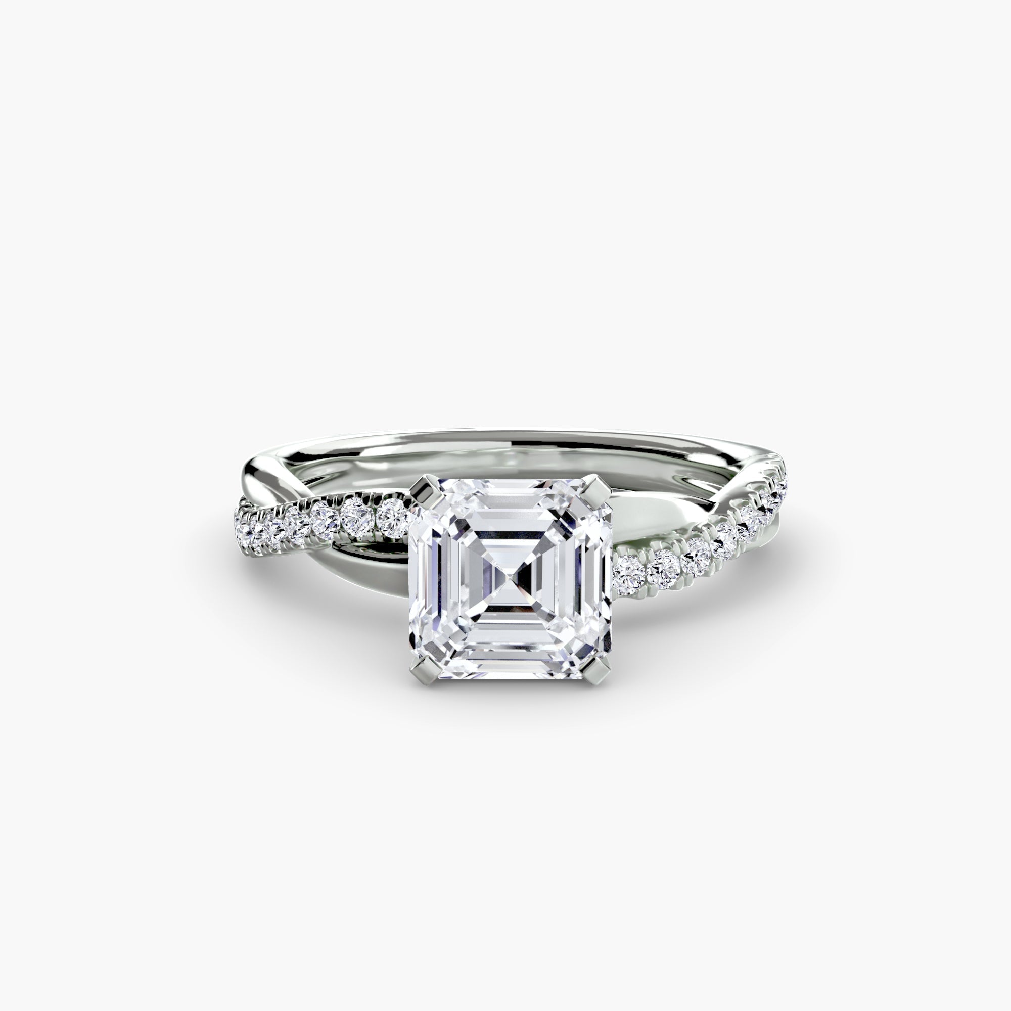 Real Fine Emerald Setting ct Gold – alternate view