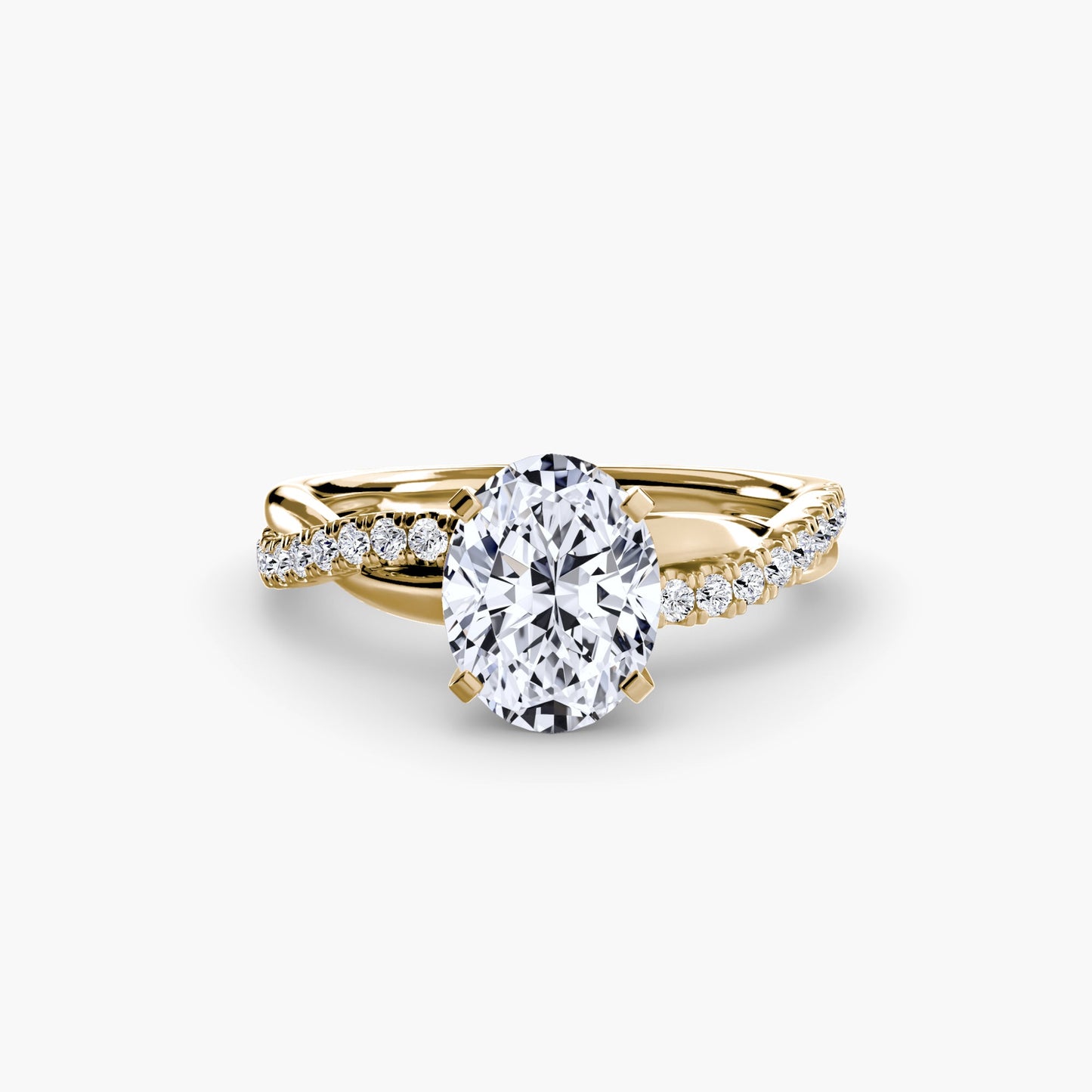 High-End Fine Emerald Setting ct – side view