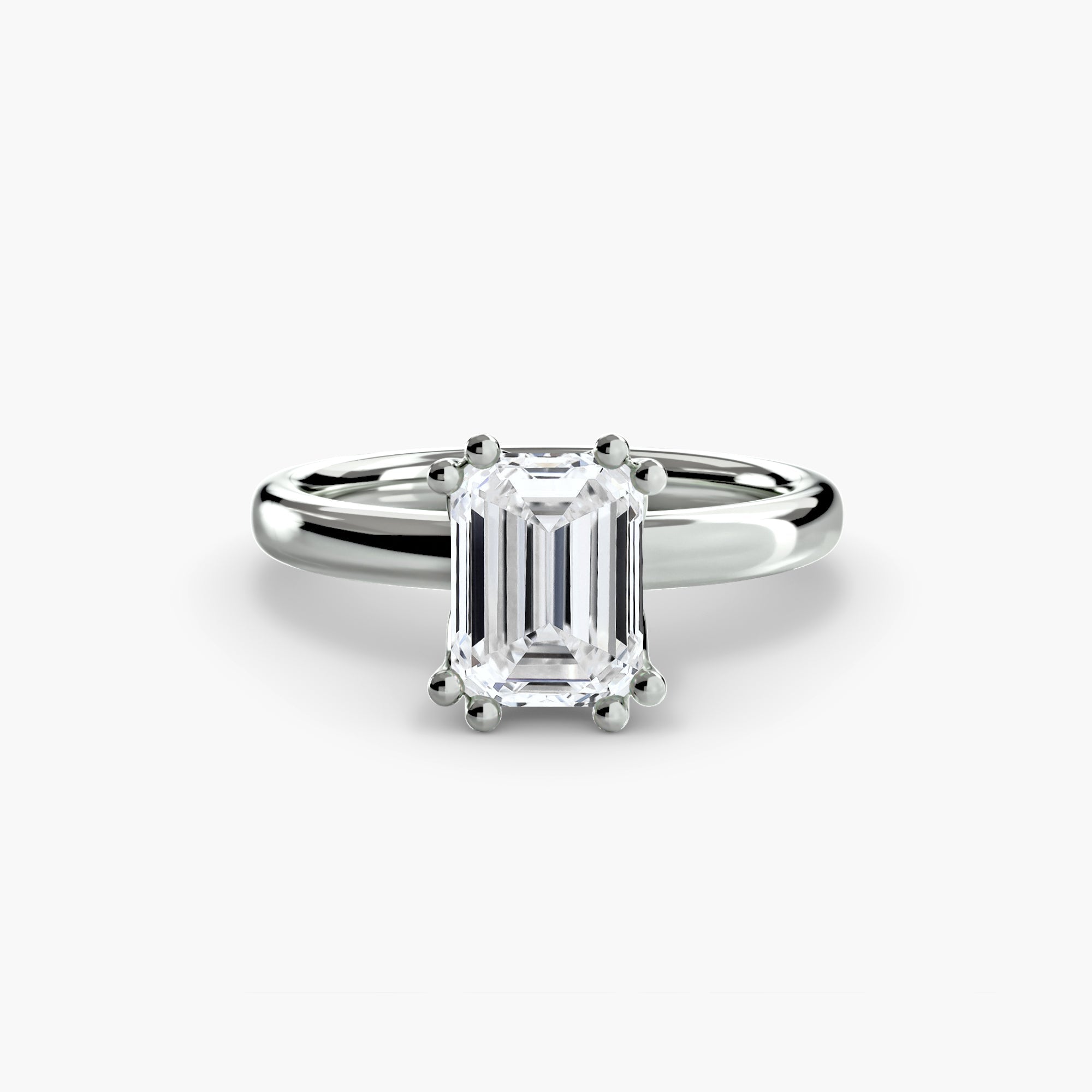 Natural Gemstone Setting ct Gold – back view