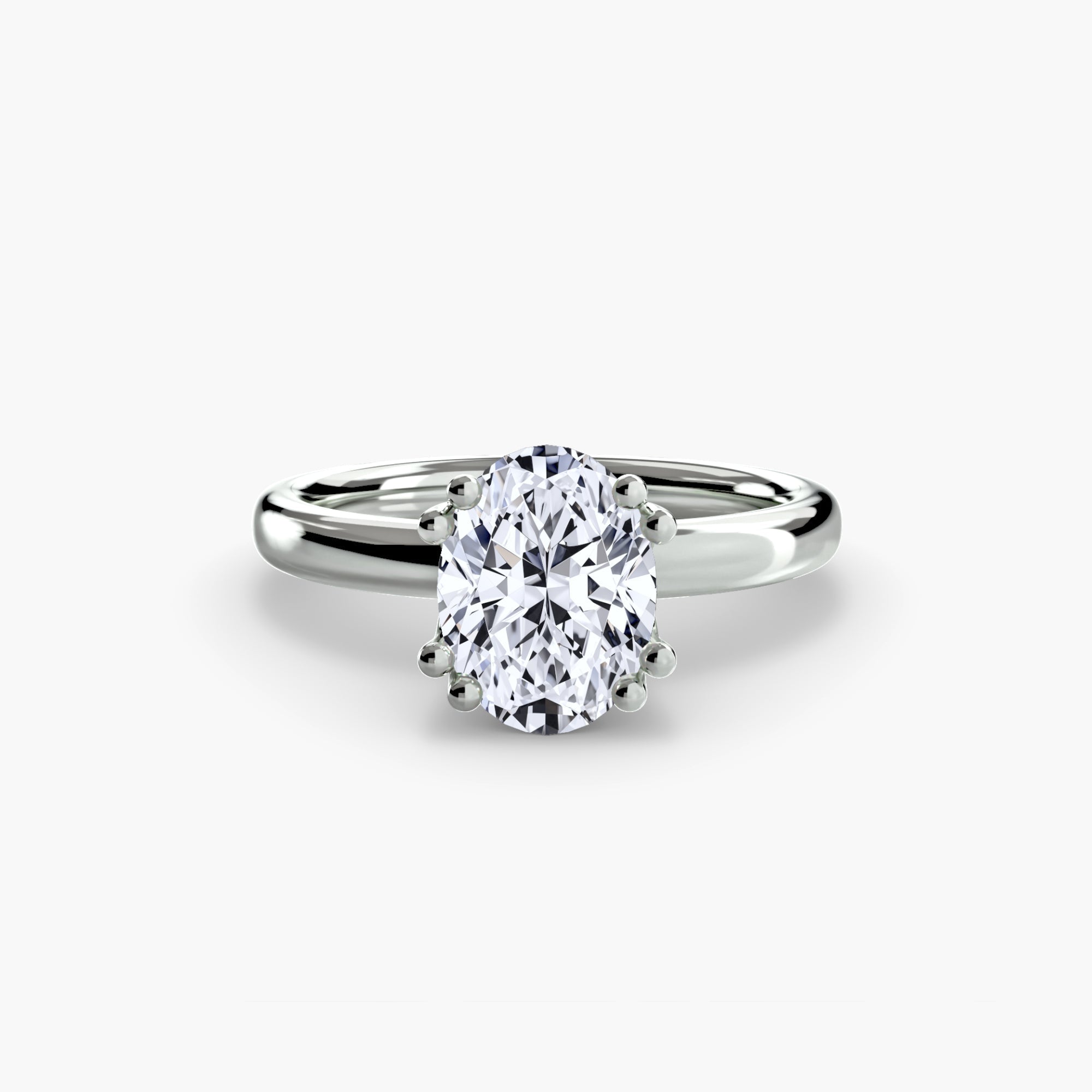 Natural Gemstone Setting ct Gold – profile view