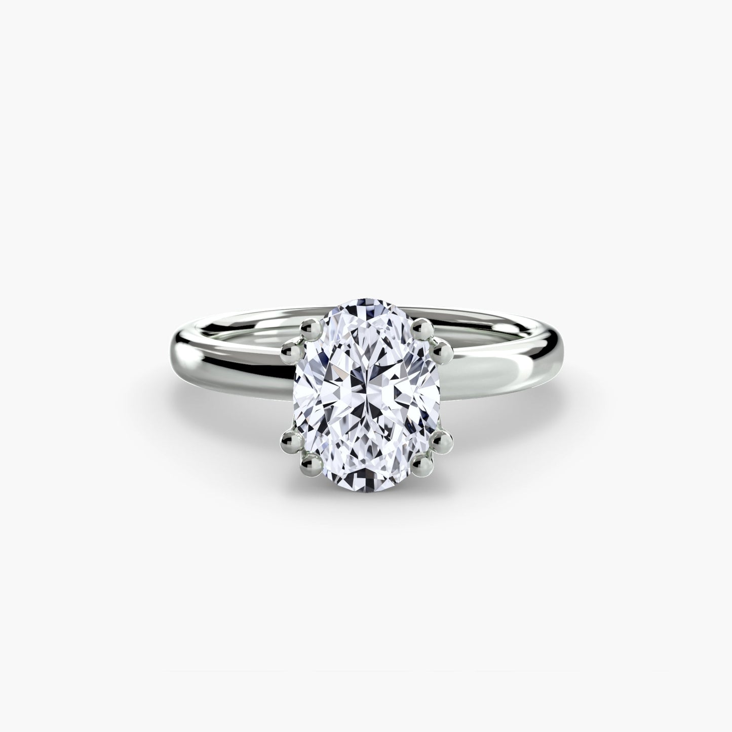 Natural Gemstone Setting ct Gold – profile view