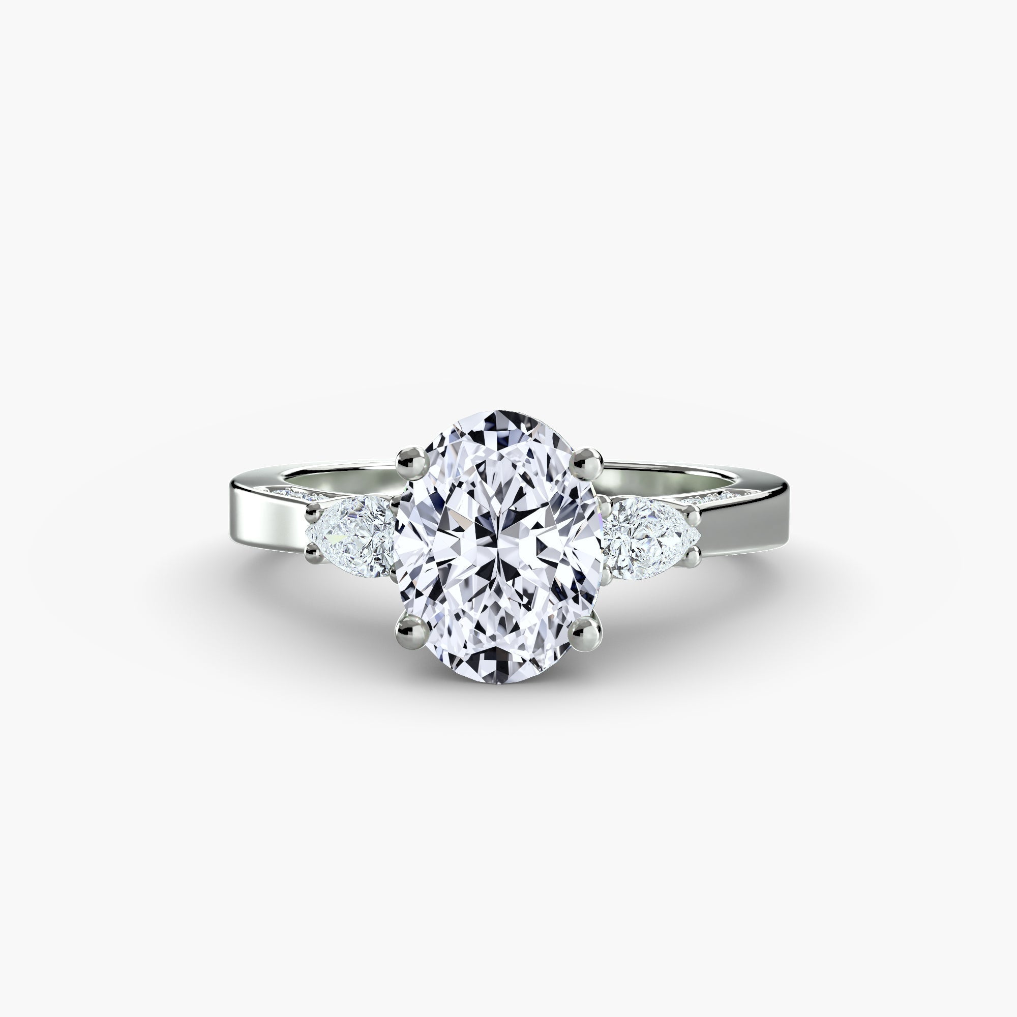 Earth-Mined Precious Stone Setting ct Gold – main view