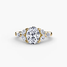 Shimmering Precious Stone Setting ct – top view