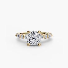 Setting Gold with Fine Diamond – angle view