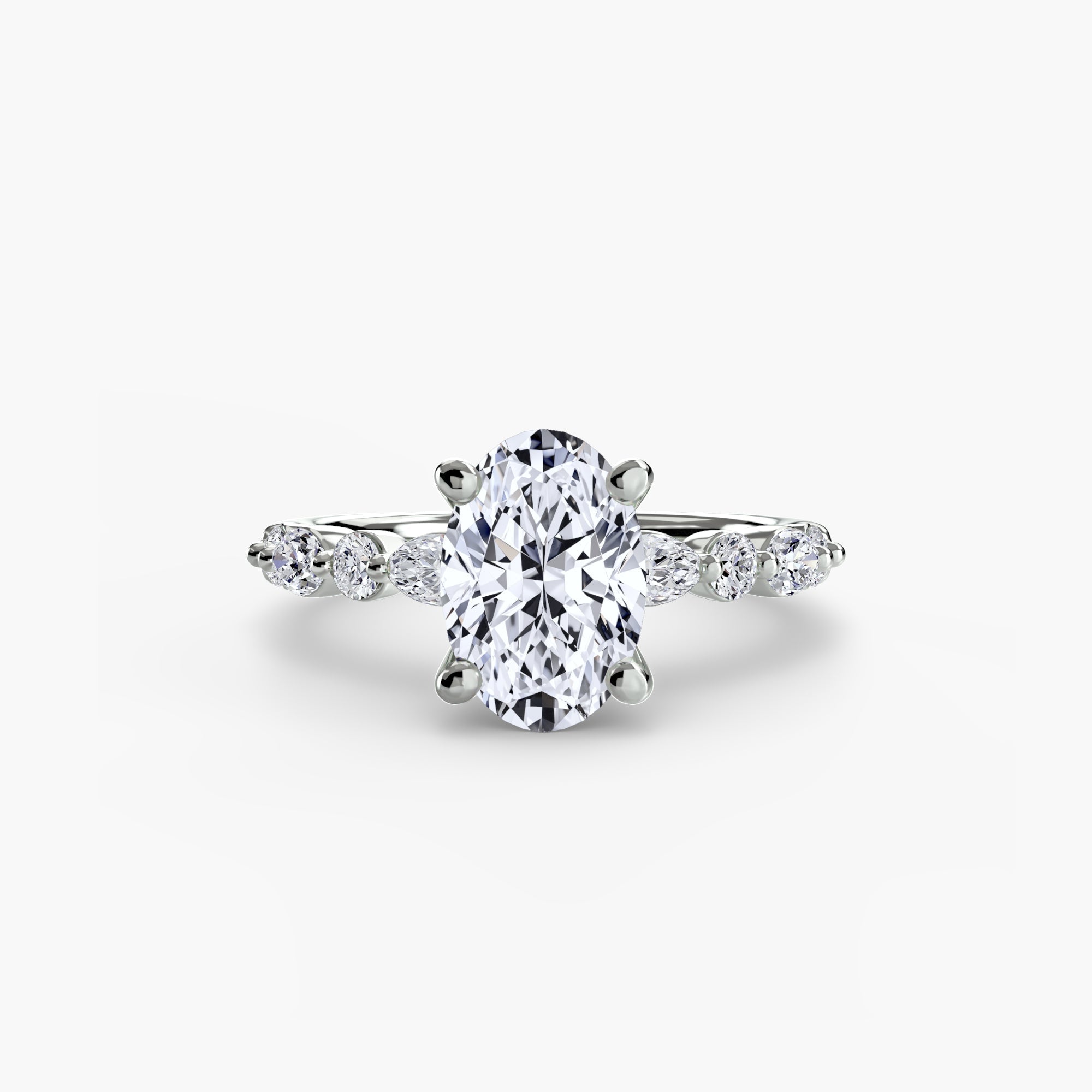 Earth-Mined Fine Diamond Setting – profile view