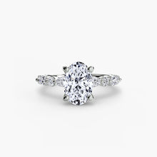 Earth-Mined Fine Diamond Setting – profile view