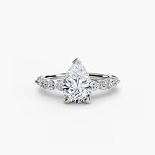 Shimmering Setting 0.35 ct – top view