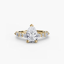 Shimmering Setting 0.35 ct – top view