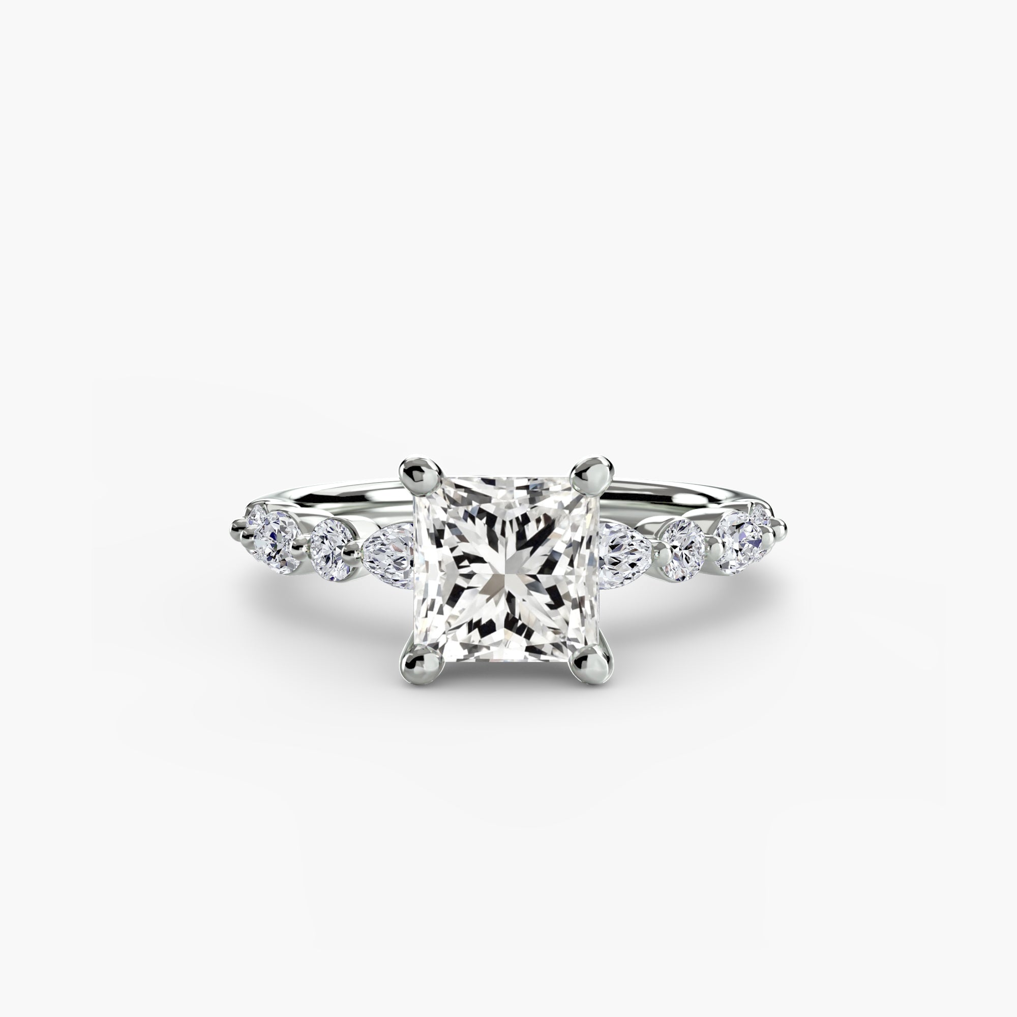 Shimmering Setting 0.35 ct – side view