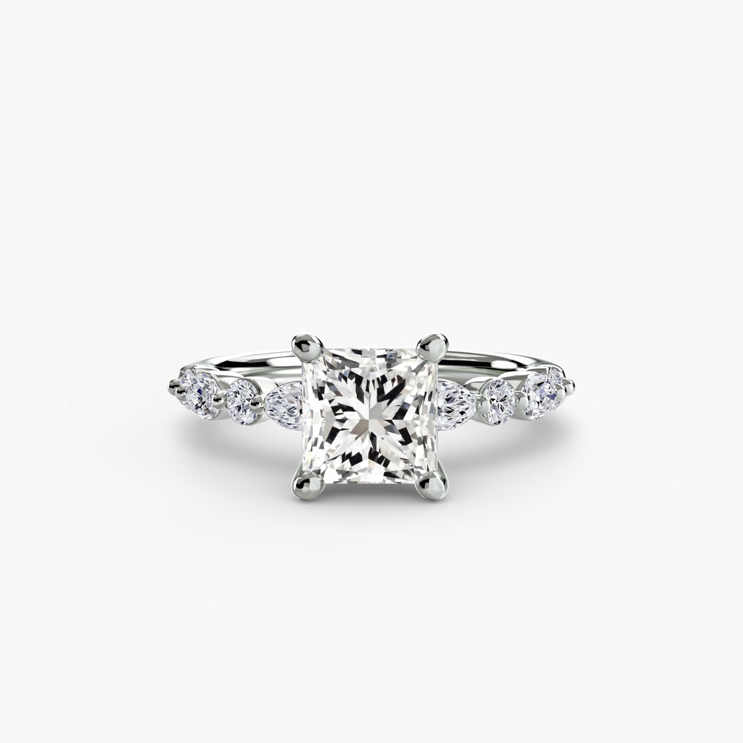 Shimmering Setting 0.35 ct – side view