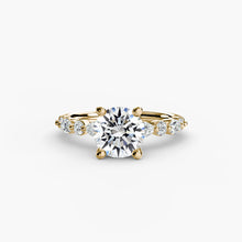 Fine Diamond Setting 0.35-ct Gold – front view