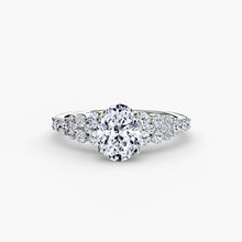 Real Gemstone Setting ct Gold – profile view